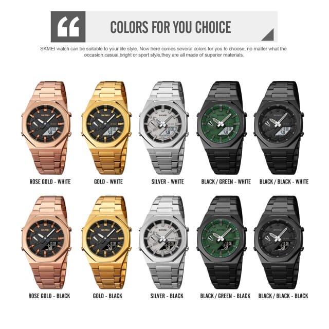 Premium 1816 Dual Time Digital Watch Wholesale