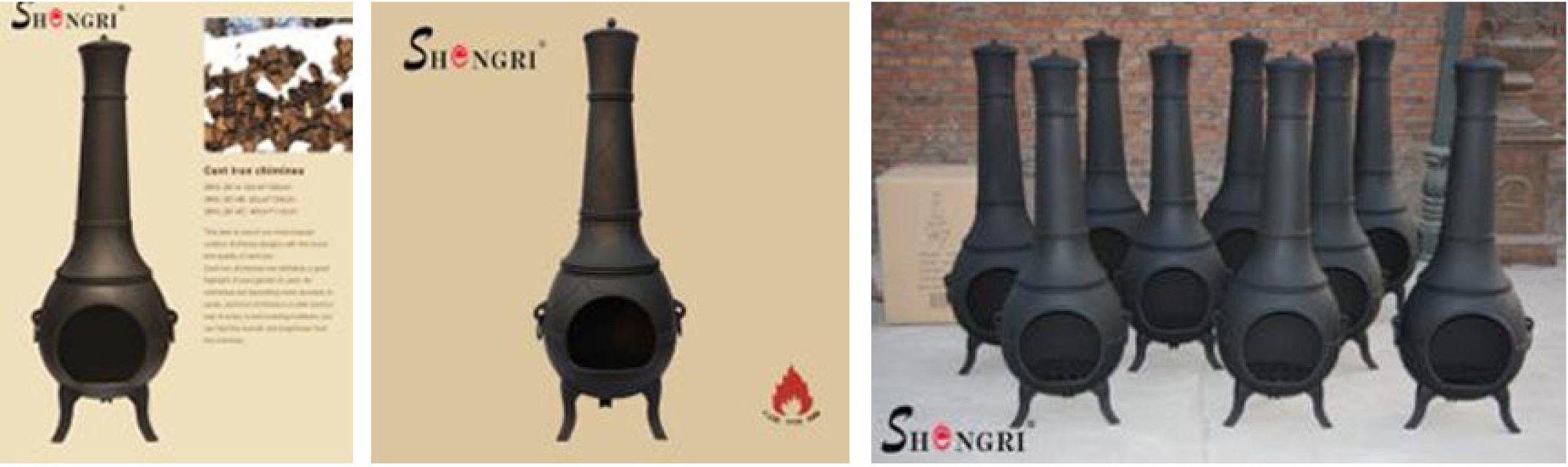Cast Iron Chiminea/Stove - Perfect for Warmth and Cooking