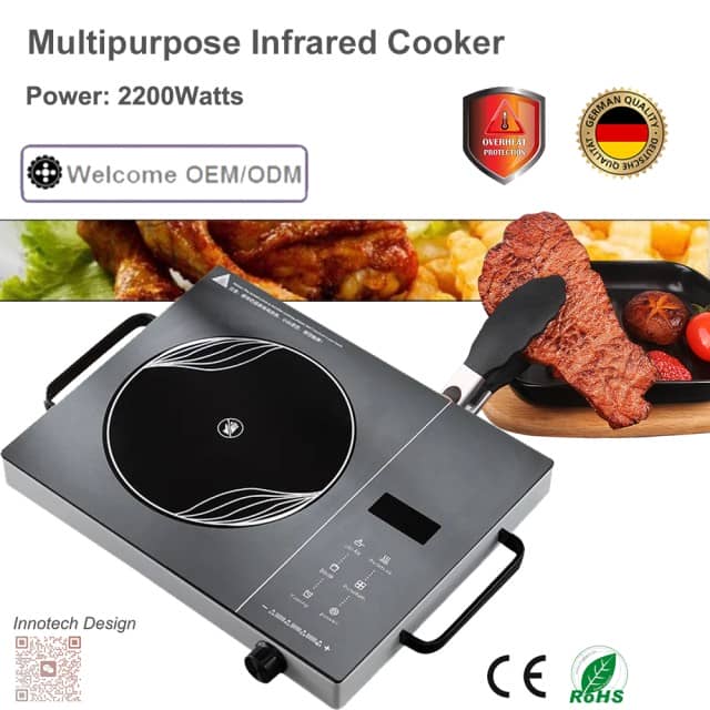 Efficient Infrared Cooker - Versatile Electric Ceramic Cooker