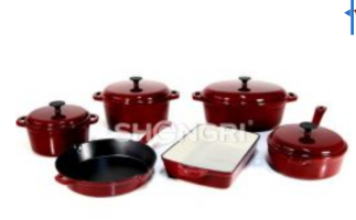Casserole Cookware: Cast Iron Cooking Pot for Home and Kitchen
