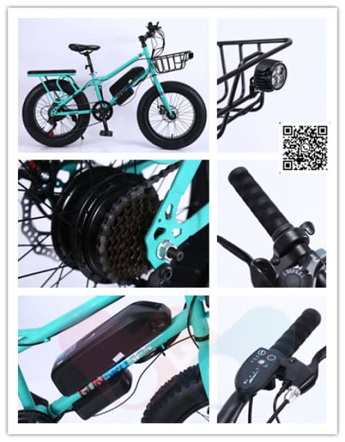 20 Inch 7 Speed Red Rabbit Snowbike for Sports & Adventure