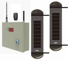 Solar Wireless Beam Intrusion Alert Device - China Supplier