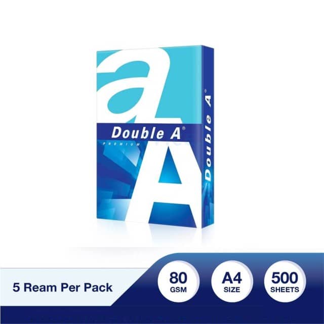 Double A A4 80gsm Multipurpose Papers from HGS Stock