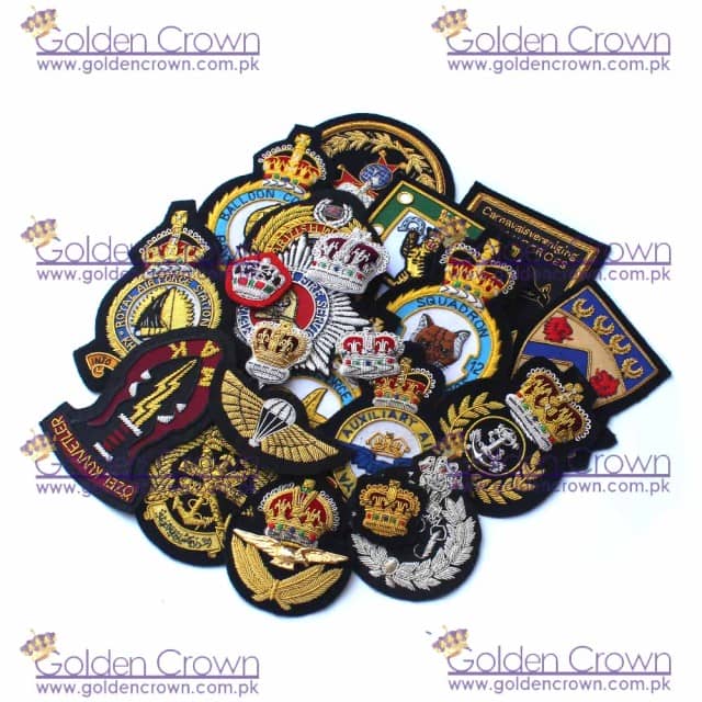 Premium Handmade Bullion Embroidery Badges Supplier