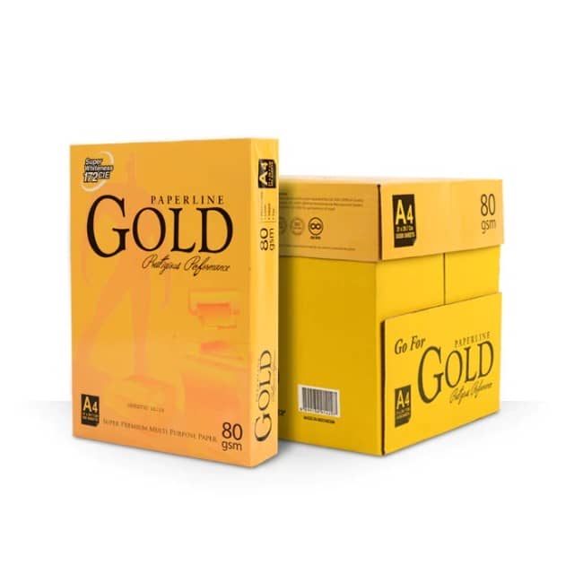 High-Quality Paperline Gold A4 80 GSM Office Paper