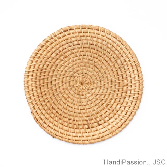 Handmade Rattan Woven Placemats - Natural Elegance for Dining