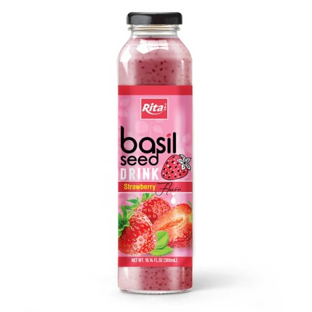 Delicious 300ml Basil Seed Orange Drink with Tangy Orange Flavor