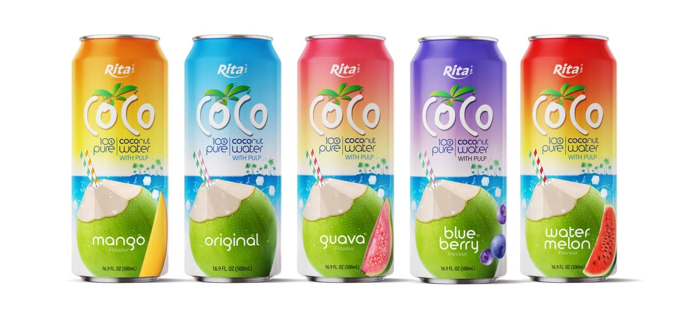 Rita Coconut Water 500ml Can - Original Flavor