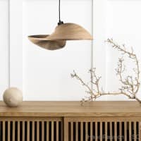 Bamboo Spun Lampshade: Stylish Chandelier & Ceiling Light Decor