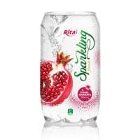 Sparkling Pomegranate Water 330ml Alu Can - Refreshing Pomegranate Flavored Sparkling Drink