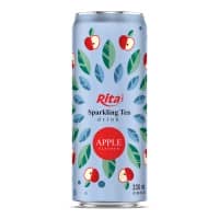 Sprakling Tea Drink – Apple Flavor 330ml Slim Can
