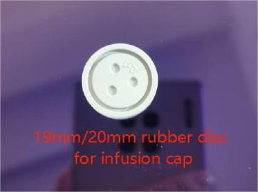 19mm Rubber Disc for Pharmaceutical Packaging