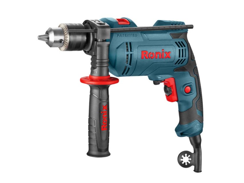 Corded Impact Drill with Robust 800W Motor for Precision Drilling and Impact Tasks