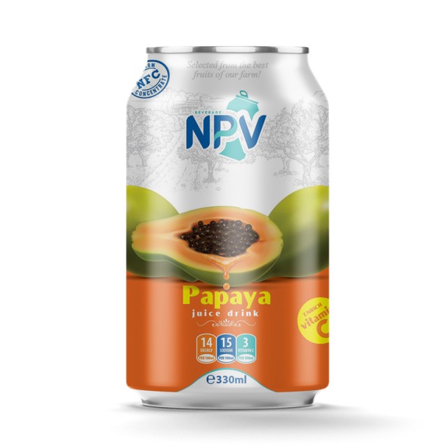 Deliciously Refreshing NPV Orange Juice Drink in 3330ml Alu Can