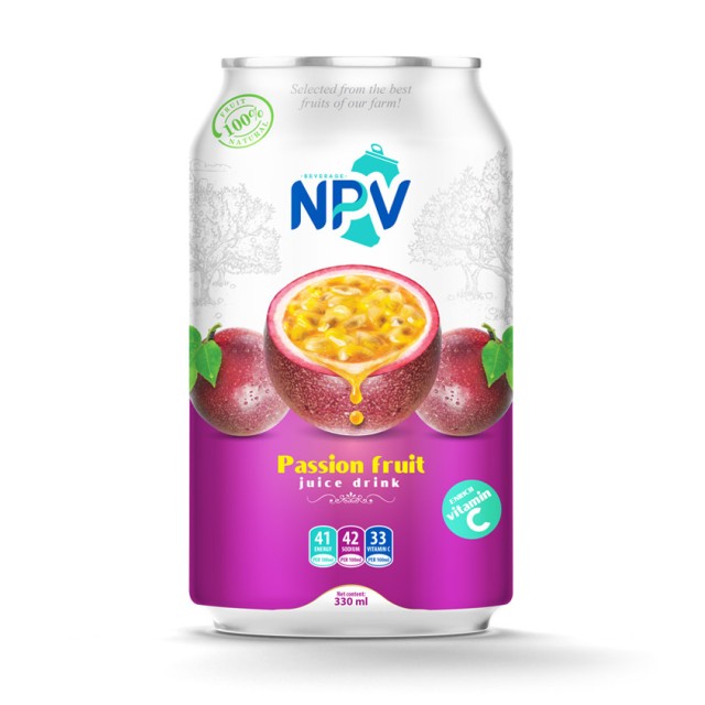 Premium NPV Soursop Juice: 330ml Short Can - Nutrient-Rich and Convenient
