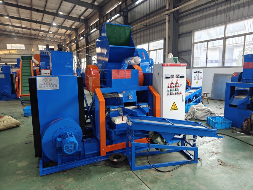 BS-D30 Wire Grinding Machine With 300KG/H -Efficient Copper Wire Recycling