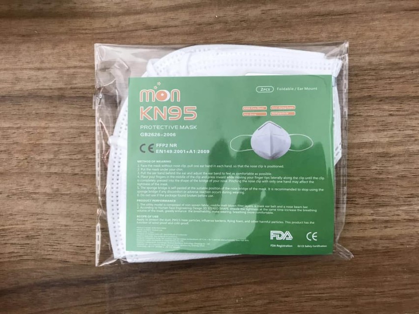 Disposable N95 Face & Dust Mask - Top-Grade Protection for Airborne Pollutants