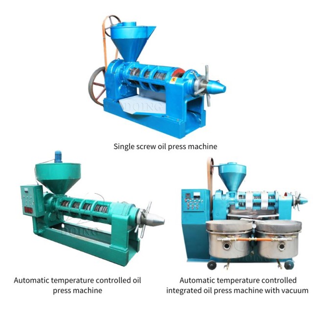 Soybean sunflower peanut oil press cooking oil extraction machine