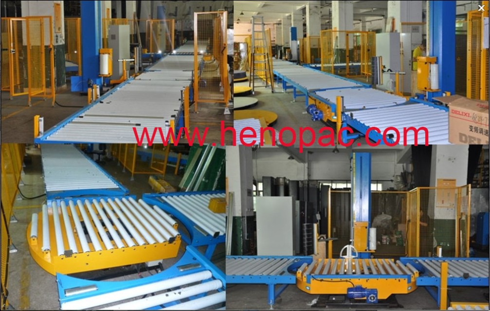 G4 M-Type Pallet Wrapping Machine with 250% Powered Pre-Stretch