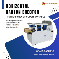 High-Speed Horizontal Carton Erector - Efficient Packaging Solution