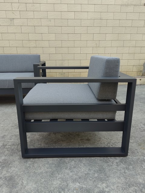 100% Modern Aluminum Patio Sofa Set - Jarvis Sectional