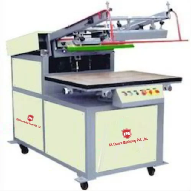 Big Size Pneumatic Flat Screen Printing Machine for Diverse Surfaces