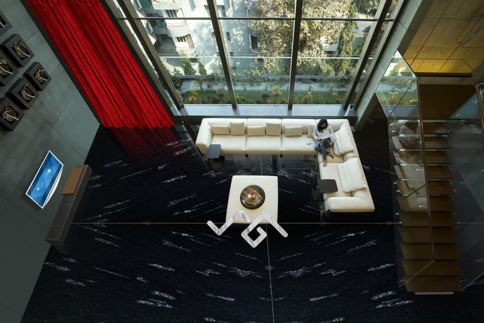 Fish Black Granite - Vibrant, Durable, and Exclusive Slabs for Indoors