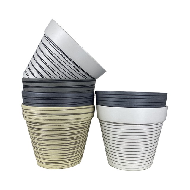 Eco-Friendly M Carved Flowerpots