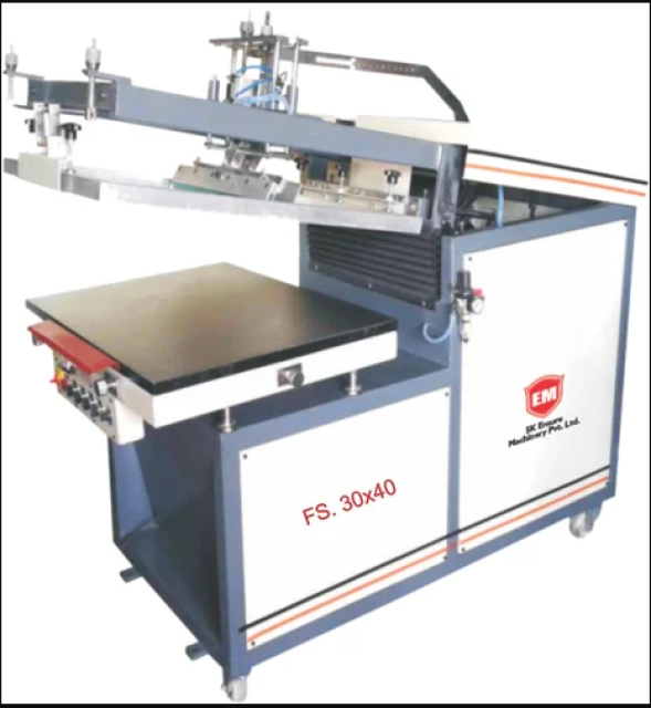 Semi Auto Flat Screen Printing Machine - SK Ensure Machinery