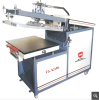 Big Size Pneumatic Flat Screen Printing Machine for Diverse Surfaces