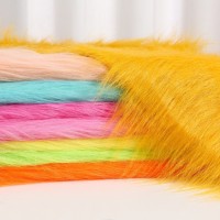 Long Pile Faux Fur Fabrics for Stylish Home Textiles and Garments