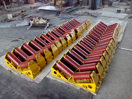 RhinoVeyors Polyurethane Pipe Rigging Rollers - Efficient Pipe Handling Solutions