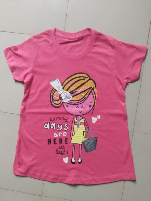 High-Quality Girls T-shirt for Kids in Various Colors