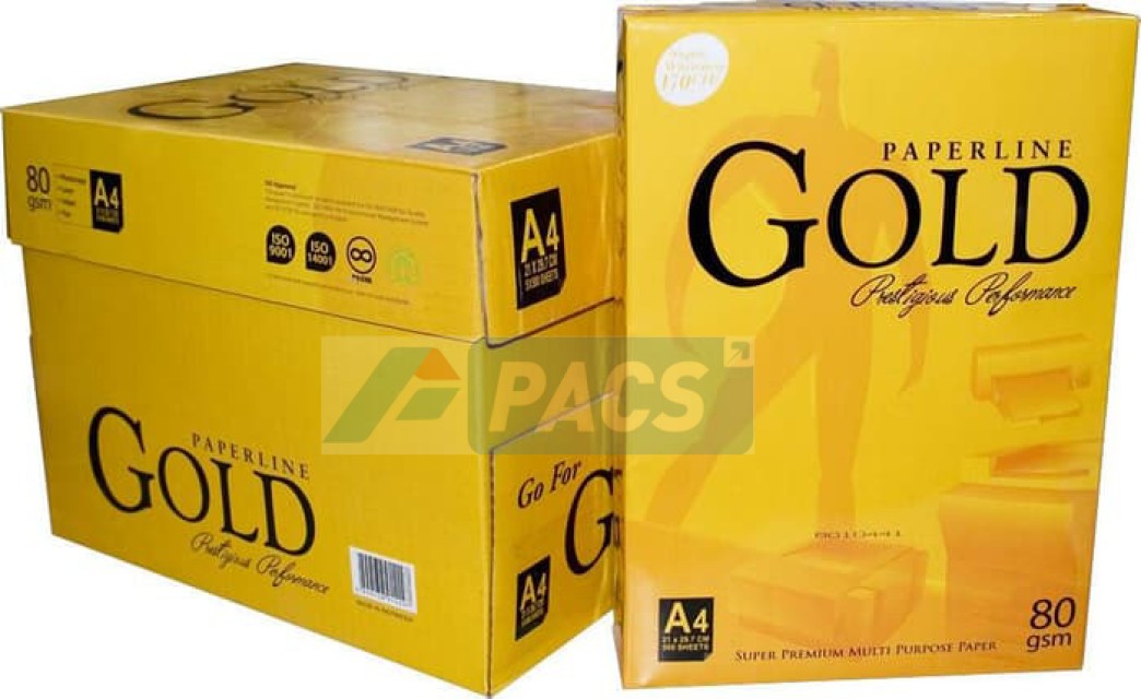 Premium A4 80 GSM Paperline Gold Copy Paper - High-Performance Printing Solution