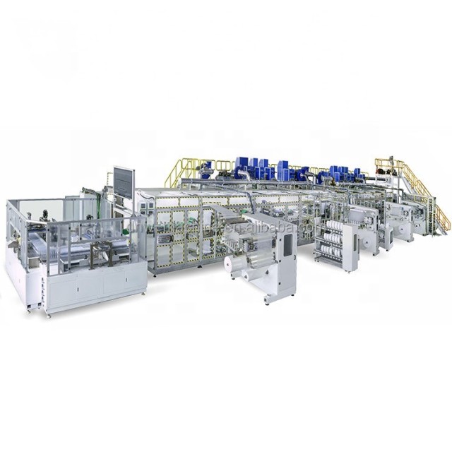 High-Speed Professional PLC Control Adult Diaper Production Line