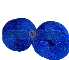 Versatile Blue PE Rope with White Tracer
