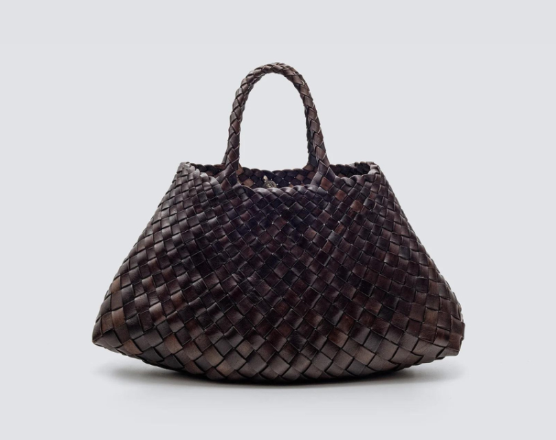 Handmade 100% Pure Leather Woven Bag - Diverse Colors Available