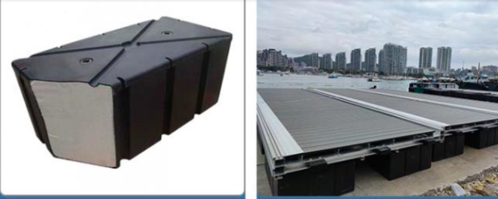 Plastic Floating Pontoon Platform - Rotomolded Dock Solution