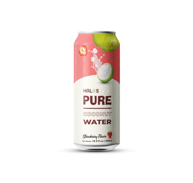 Coconut Water Drink With Pineapple Flavor in 330ml Can