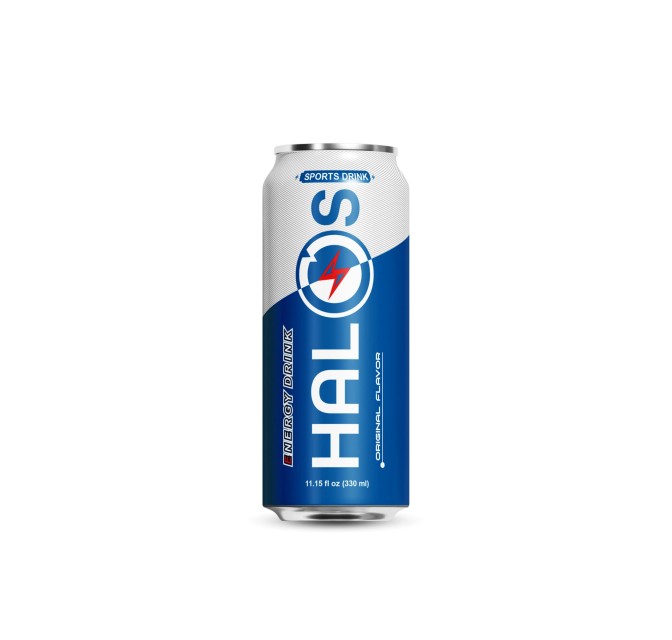 Halos/OEM Energy Drink Original Flavor in 330ml Can