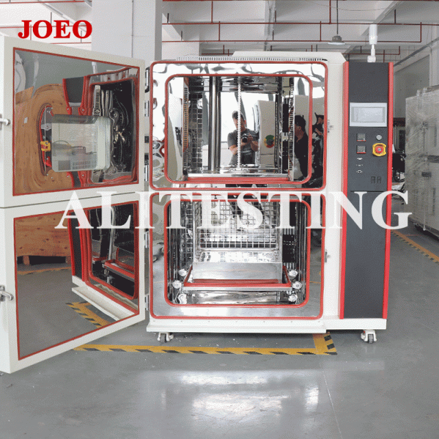 Horizontal thermal shock test chamber thermal test chamber
