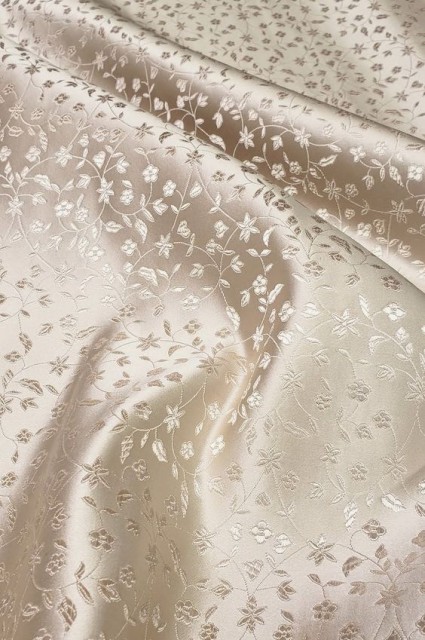 Opulent Satin Jacquard Fabrics for Apparel