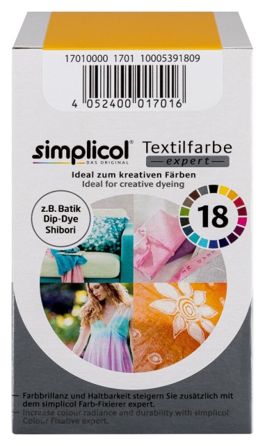 Vibrant Simplicol Fabric Dye Expert Corn Yellow - Wholesale from Germany