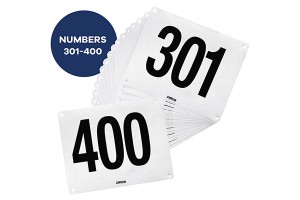 Customizable Number Bibs for Sports Events