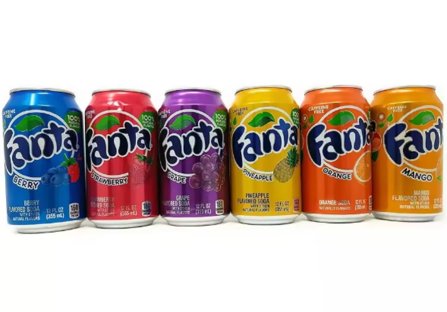 Fanta Soft Drink Exotic 330ml - Refreshing Fruity Flavors