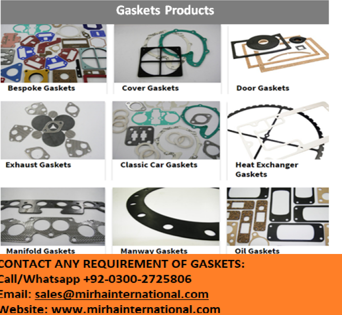 Leading Gasket Suppliers & Importers in Pakistan