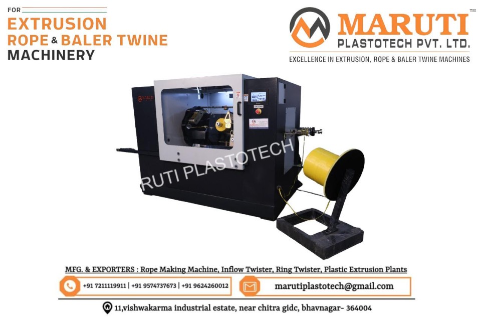 Inflow Twister Machine for Efficient Baler Twine Production