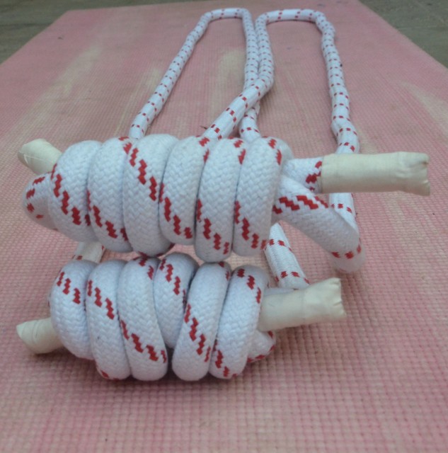 Iyengar Yoga Wall Ropes - Premium Cotton & Polyester Set