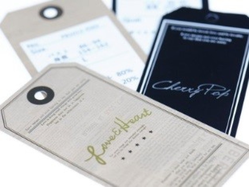 High-Quality Paper Hang Tags for Apparel & Fashion