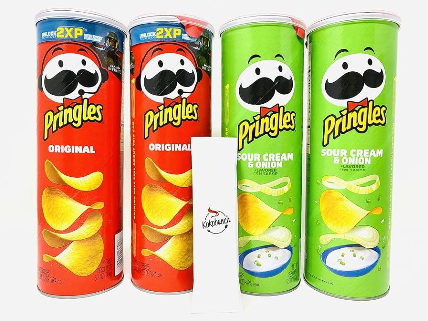 Pringle Original Potato Crisps - Light, Crispy, and Always Satisfying"